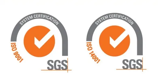 Certifikáty SGS – ISO 9001 a ISO 14001